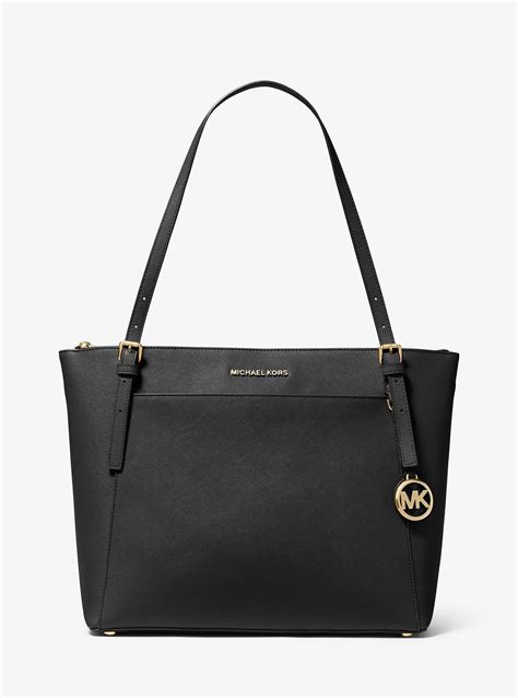 michael michael kors voyager large saffiano leather top-zip tote bag|Michael Kors voyager saffiano.